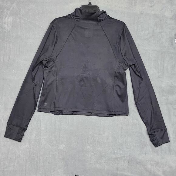 All in Motion Femme Knit 1/2 Zip Jacket Black XXL - Picture 2 of 9